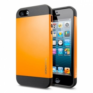 Накладка SGP Slim Armor Color для iPhone 5/5S оранжевый