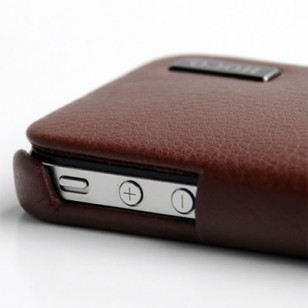 Чехол HOCO Baron Leather Case для iPhone 4/4s коричневый