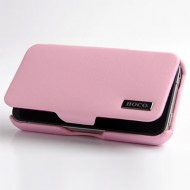 Чехол HOCO Baron Leather Case для iPhone 4/4s розовый