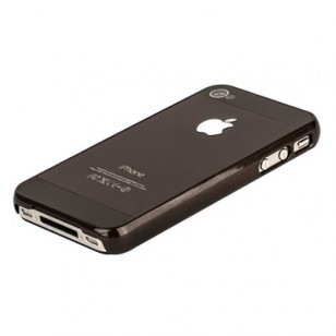 Накладка R PULOKA для iPhone 4s/ iPhone 4 металлическая коричневая